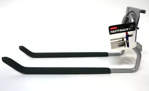 Rubbermaid Garage Wall Organization Steel Multi-Purpose Hooks Track/Wall Mount - Picture 1 of 5