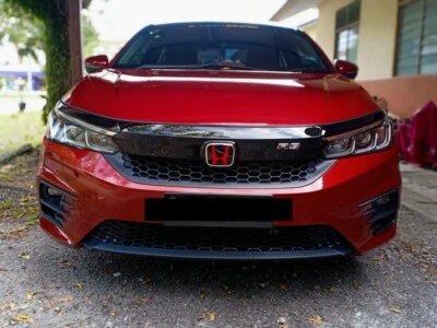 Estilo Genuino 2 piezas Rojo Negro Delantero Trasero Rojo Emblema Insignia Civic Sedán 2006-2015 Foto 1 de 4