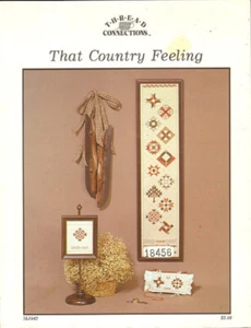 Tabla de punto de cruz contado That Country Feeling, conexiones de hilo - Imagen 1 de 1