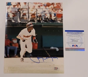TONY GWYNN Signed 8x10 Photo-HALL OF FAME-SAN DIEGO PADRES-PSA - Picture 1 of 4
