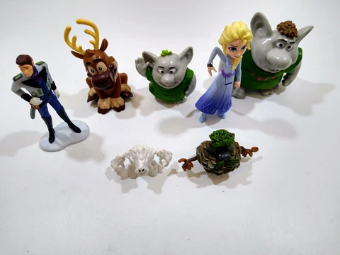 Disney Frozen Collection Dolls Figures Lot Of 7 Cover
