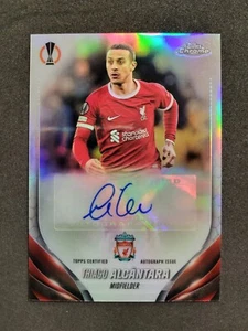 2023-24 Topps Chrome UEFA Club Competitions, Thiago Alcantara, Auto, Liverpool - Bild 1 von 2
