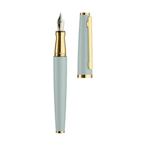 Penna stilografica Otto Hutt design n. 06, pistacchio, vernice lucida, rivestita in oro - Foto 1 di 3