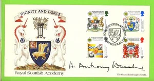 G.B. 1987 Scottish Heraldry RSA Covercraft First Day Cover, Wheeler signature - Bild 1 von 2