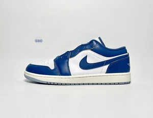 Herren Nike Air Jordan 1 Low SE White Sail Industrial Blue OG Retro verschiedene Größen - Bild 1 von 17