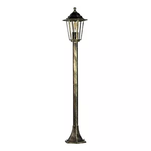 Stehlampe außen Glas Aluminium 111 cm E27 IP44 Garten Haus Außenlampe B-Ware - Bild 1 von 7