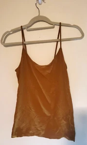 Forever 21 Women's Rust Orange Camisole, 95% cotton, size Small (S) - Picture 1 of 7