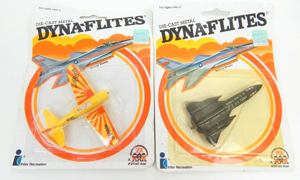 Vintage 1982 Zee Toys Dyna-flites Marines 22wr 22 WR Die Cast Airplane Fighter