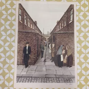 TOM DODSON BACK STREET BOOKMAKER stampa firmata edizione limitata VINTAGE 1974 691/850 - Foto 1 di 19