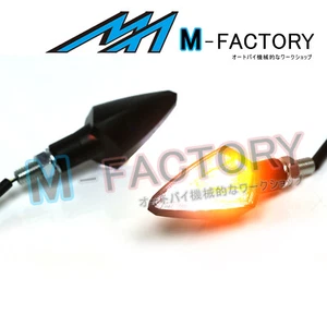 Smoke Kiva Turn Signals Light LED Light Clear&Amber For MV Agusta Brutale - Foto 1 di 4