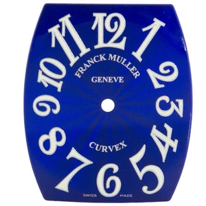 Franck Muller Cintree Curvex 20 x 25 mm blaues Zifferblatt für Damenuhr - Bild 1 von 3