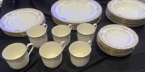 Noritake Barrymore #9737 Bone China 5 Piece Set Japan, Excellent Condition - Picture 1 of 6