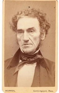 CARTE DE VISITE OF AMERICAN LAWYER & CONGRESSMAN RUFUS CHOATE PHOTOGRAPHED 1st - Picture 1 of 1