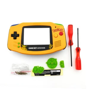 Limited Pokemen  Picachu Yellow Blue Housing Shell Case for Game Boy Advance GBA - Picture 1 of 7