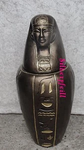 Ägyptische Vase Urne Bodenvase Figur Ramses Pharao Ägypten Schakal Deko  Fa110 - Bild 1 von 2