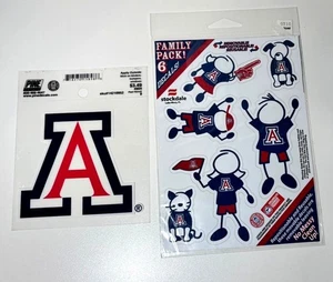 Arizona Wildcats Familie Aufkleber Set klein & ein Logo Decal Lot Autoaufkleber - Bild 1 von 4