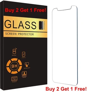 Clear Tempered Glass Screen Protector For Apple iPhone 11 Pro Max XS Max 6.5 in - Picture 1 of 7
