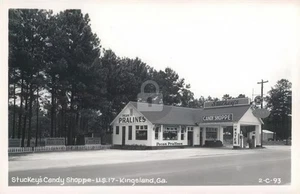 Stuckey's Candy Shoppe Kingsland GA Georgia RPPC Photo Postcard COPY - Picture 1 of 2