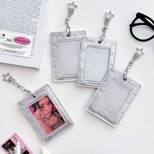 3 Inch Kpop Photocard Holder Stars Bowknot Bag Pendant Cute Card Holder - Picture 1 of 13