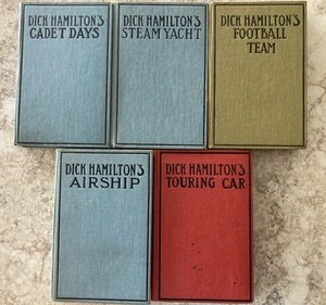 (5) Antique DICK HAMILTON'S Series Books 1910-1914 By Howard Garis HC - Picture 1 of 21