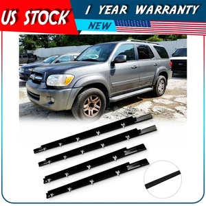 4x Se adapta a Toyota Sequoia 2001-2007 puerta ventana cinturón moldura moldura sello resistente al clima - Imagen 1 de 8