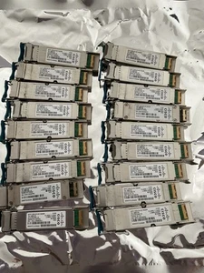 Lot of 14 Cisco XFP-10GLR-OC192SR 10-1989-03 Transceiver Modules - Afbeelding 1 van 4