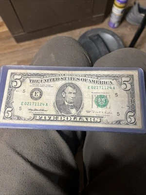 Cool Older 5$ Bill Good Condition - Image 1 of 2