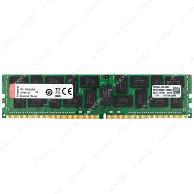Kingston 64GB DDR4-2400 PC4-19200 ECC LRDIMM Server Memory RAM KTD-PE424LQ/64G - Image 1 of 2