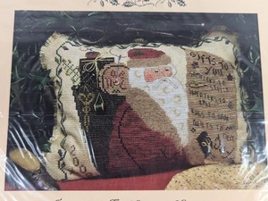 Homespun Elegance Cinnamon Stick Christmas Santa Cross Stitch Chart No 219 - Picture 1 of 9