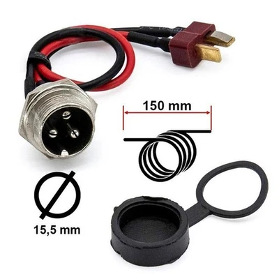 Charging Port Charging Socket Charging Plug External Charging GX16 to Dean Type T - Image 1 of 4