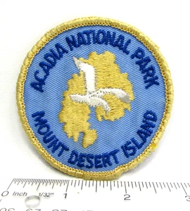 Vintage Acadia National Park Maine Mt Desert Island Jacke Patch Reise Souvenir - Bild 1 von 3