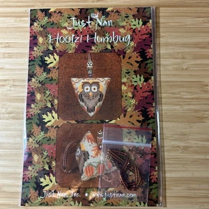 NEW Just Nan Hootzi Humbug Cross Stitch Pattern w/embellishment Kit - Picture 1 of 1