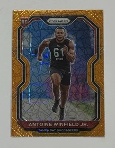 2020 Panini Prizm #322 Antoine Winfield Jr. Prizm Orange Lazer Rookie - Picture 1 of 2
