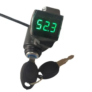 Lockable Thumb Throttle with Real Voltage Display for Electric Vehicles - Picture 1 of 12