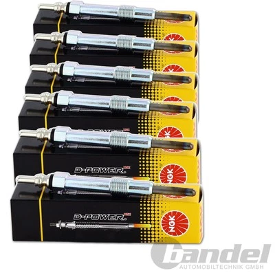 6x NGK GLÜHKERZE D-POWER No.1 Y-924J passend für BMW 3er E30 E36 5 E34 E39 7 E38 - Bild 1 von 3