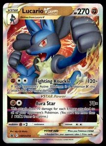 Pokemon TCG SWSH: Sword & Shield Promo Cards #SWSH214 Lucario VSTAR LP - Picture 1 of 2