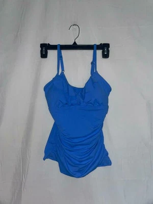 Рекомендуемая розничная цена производителя 82 долл. США Lauren от Ralph Lauren женский купальный костюм с оборками танкини размер 6 - Изображение 1 из 2