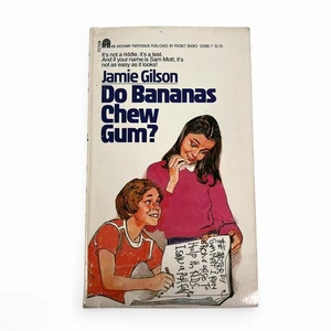 Do Bananas Chew Gum? by Jamie Gilson Paperback Book 1981 - Picture 1 of 6