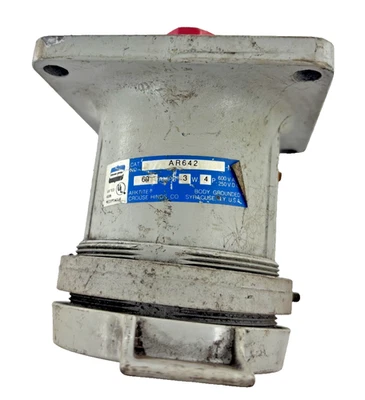 CROUSE HINDS AR642 60 AMPS 3 WIRE 4 POLE - Image 1 of 4