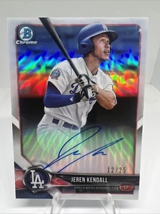 2018 Bowman Chrome Dual Pros Autos Ibandel Isabel and Jeren Kendall /25 #DBAKI - Picture 1 of 2