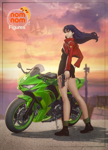 Misato - Neon Genesis Evangelion - 3d printed model - 3D figure - 1/6 1/10 scale Cover