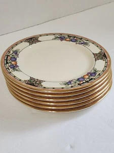 6 LENOX TUSCAN ORCHARD BREAD/BUTTER PLATES AMBASSADOR COLLECTION MINT 6 1/4" - Picture 1 of 13