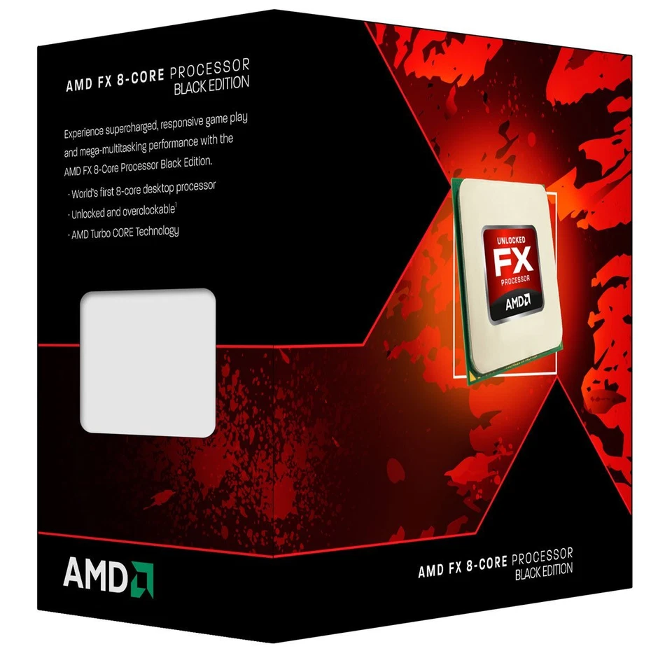 AMD FX 8-Core Black Edition FX-8300 3.3 GHz Processor (FD8300WMHKBOX) - Image 1 of 1