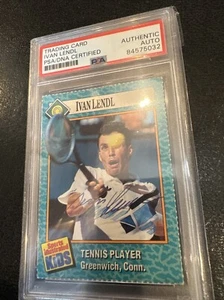 Ivan Lendl Signed Sports Illustrated For Kids Card IP Auto PSA/DNA Tennis - Picture 1 of 5