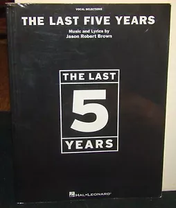 The Last Five Years Vocal Selections Songbook (Jason Robert Brown) - Picture 1 of 4