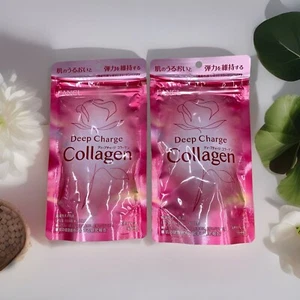 Fish Collagen with Rose Extract FANCL Deep Charge 180Tablets(1 Pack) x 2 60 Days - Picture 1 of 2