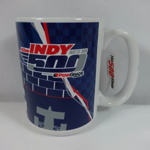 2018 Indianapolis 500 102ND PennGrade Motor Oil Event Collector Coffee Cup Mug Cover