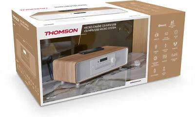 Thomson Bluetooth Kompaktanlage Induktion MIC301IBT USB Radio weiß TH388664 - Bild 1 von 4