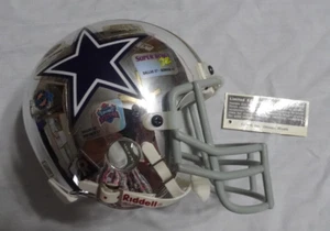 RIDDELL Chrome Dallas Cowboys SUPERBOWLS Mini Helmet Millennium LE 1971/2000 VGC - Picture 1 of 19