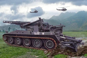 ITALERI 6574 M110 Selbstfahrende Haubitze 1:35 Plastik Modellbausatz - Bild 1 von 2